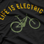 Life Is Electric: Bike Lovers’ Adventure T-Shirt