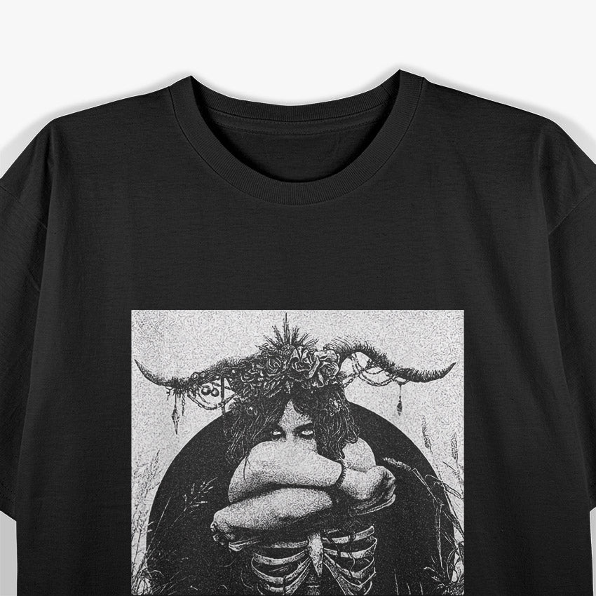 Occult Gothic Satanic Unholy Witchcraft Grunge Emo Aesthetic T-Shirt