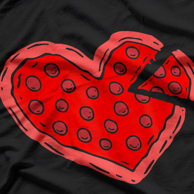 Pizza Heart Valentine's Day T-Shirt
