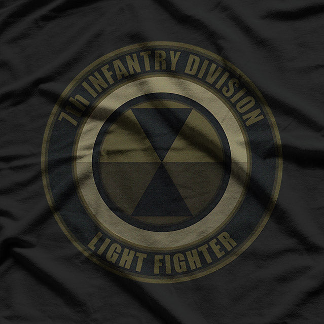 7th Infantry Division Light Fighter Patch: Elite Warrior Spirit T-Shirt