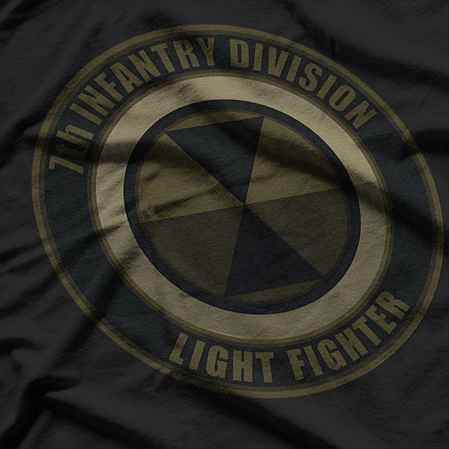 7th Infantry Division Light Fighter Patch: Elite Warrior Spirit T-Shirt
