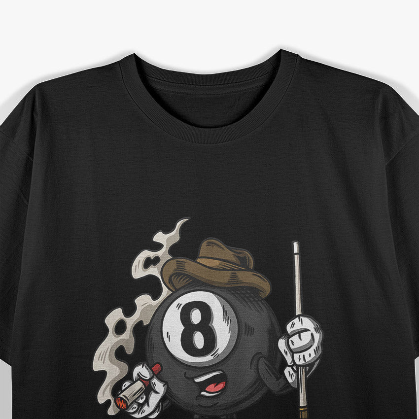 8 Ball Billiard Pool: Classic Game Night T-Shirt