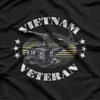 Vietnam Veteran Shirt Military Vet American Patriotic T-Shirt