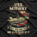USS Midway: Legendary Carrier of the Seas T-Shirt