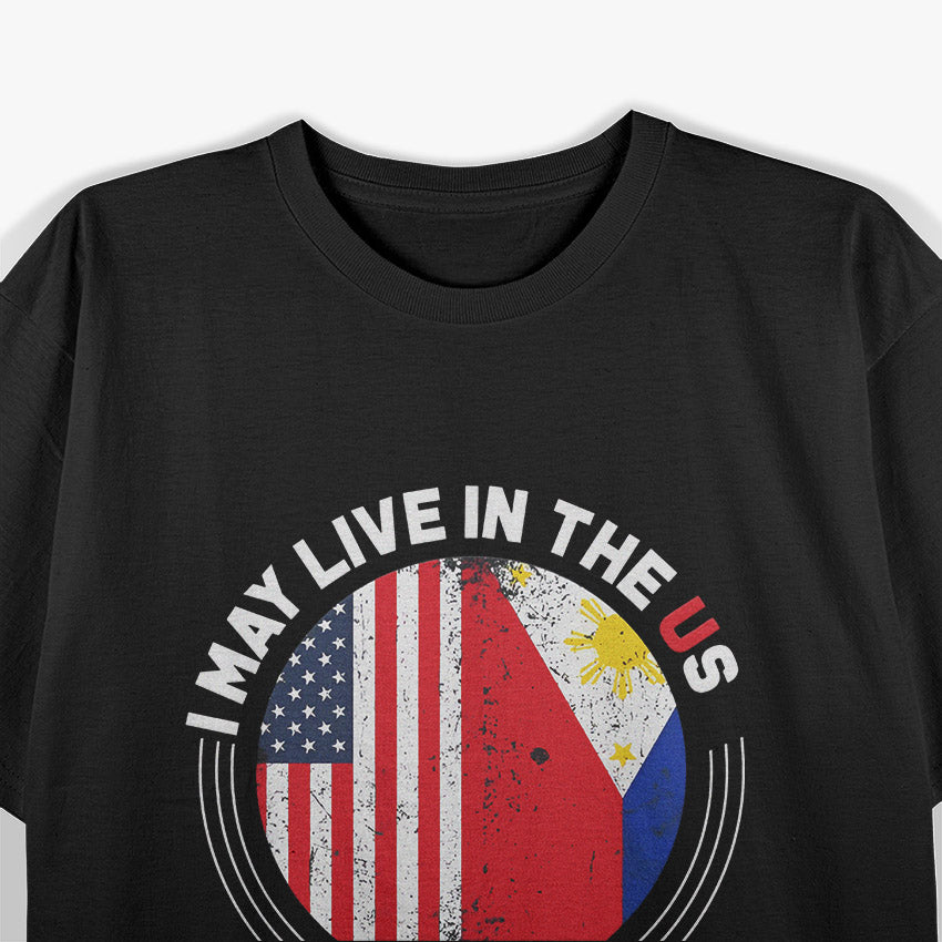 USA Filipino Flag Pride: American Filipino T-Shirt