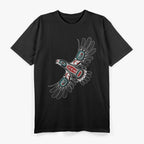Alaska Native American Art - Tlingit Haida Eagle Tribal T-Shirt