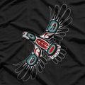 Alaska Native American Art - Tlingit Haida Eagle Tribal T-Shirt