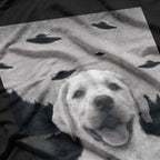 Alien UFO Selfie Labrador Funny Space Dog T-Shirt