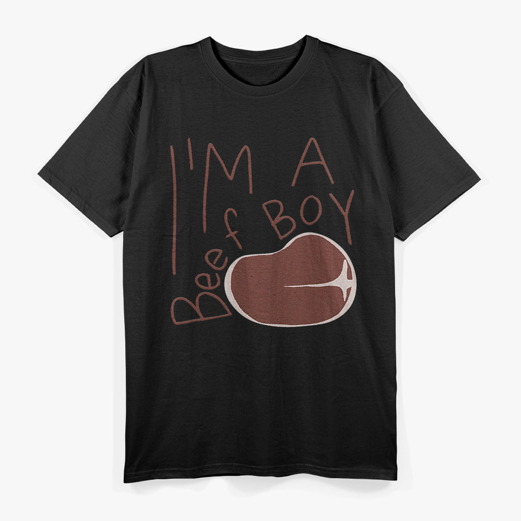 Beef Boy 3 Funny Retro Humor Graphic Novelty T-Shirt