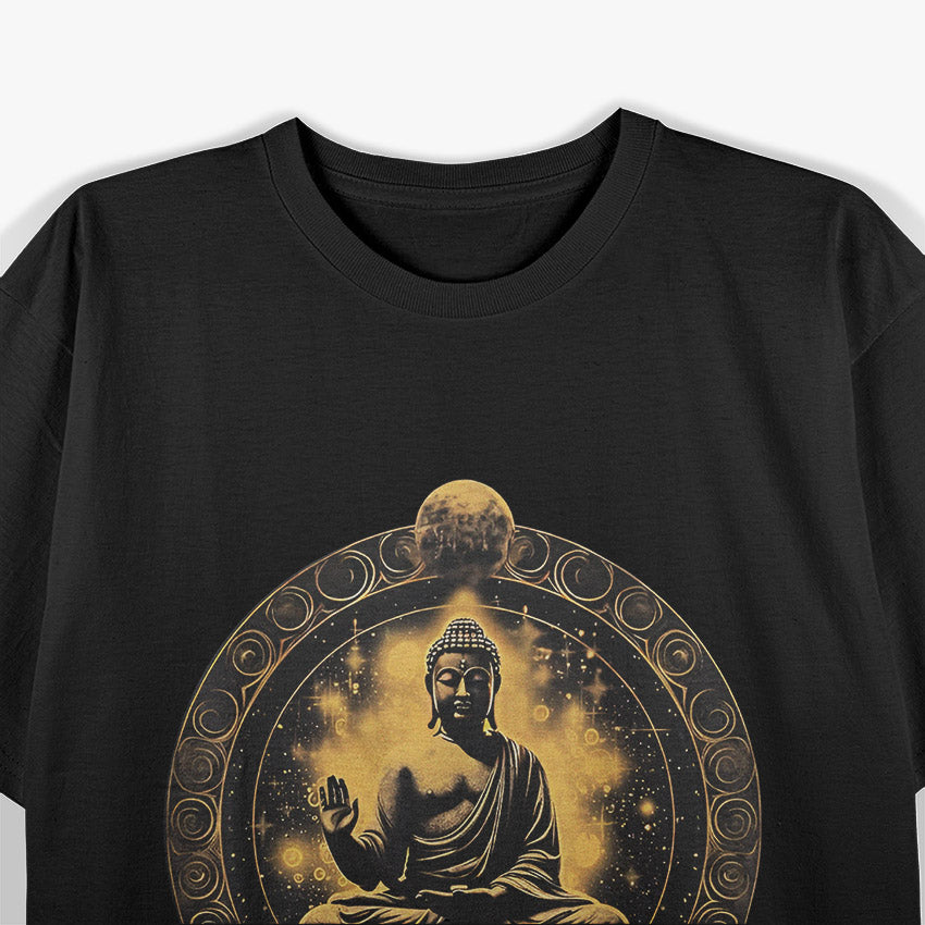 Buddha Zen Buddhism Yoga Meditation Spiritual Harmony T-Shirt