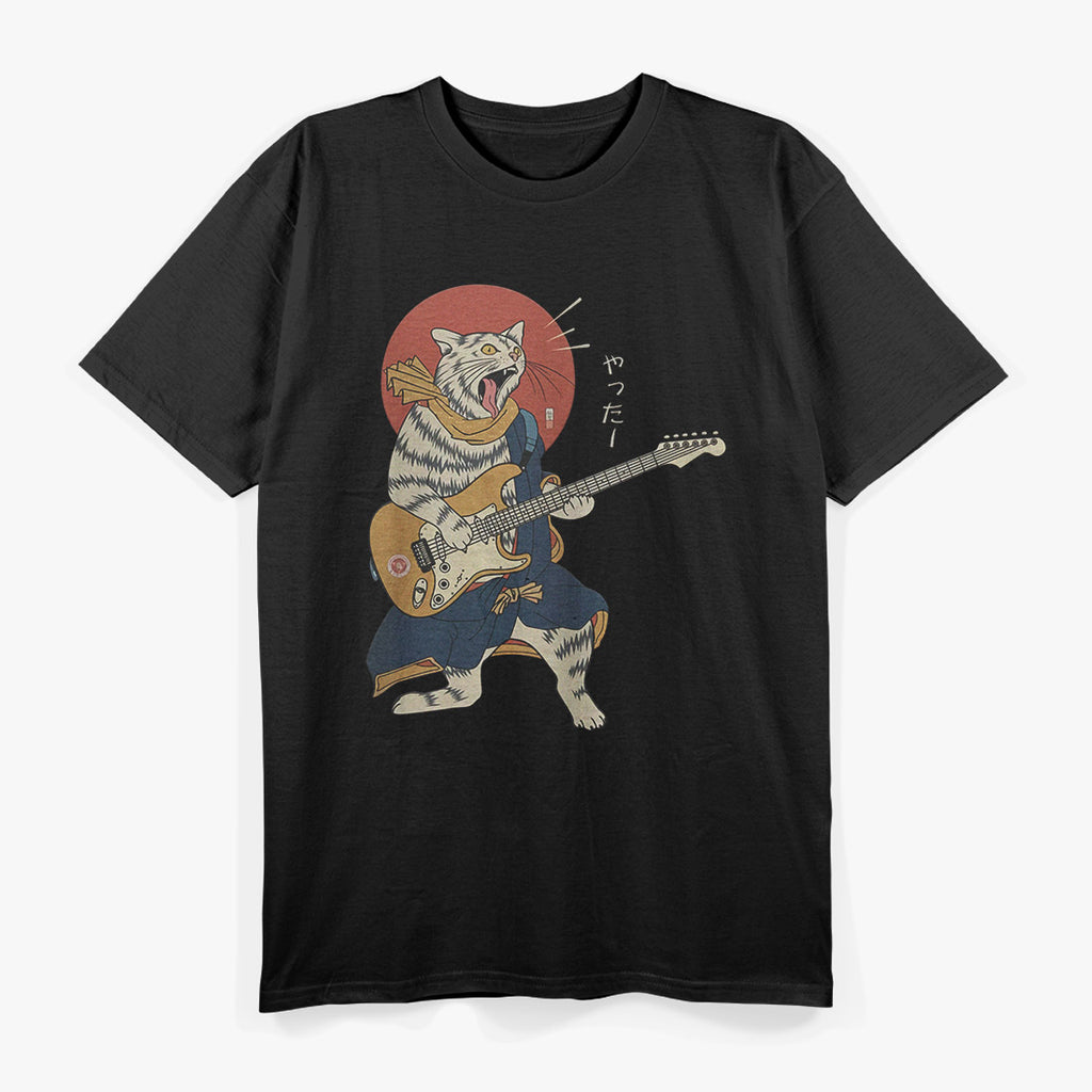 Cat Playing Guitar T-Shirt
