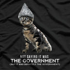 Conspiracy Cat Meme Humor T-Shirt