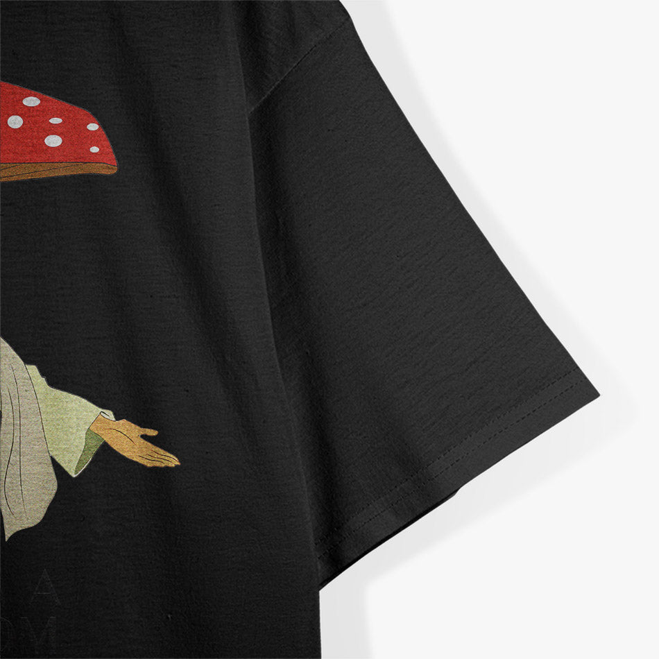 Jesus Was A Mushroom Funny Design T-Shirt