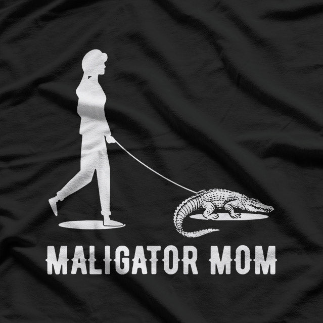 Maligator Mom: Funny Belgian Malinois Dog Owner T-Shirt
