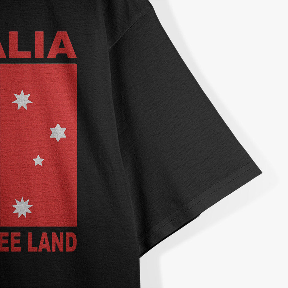 Australian Flag  Proud Aussie Heritage Graphic  T-Shirt