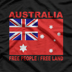 Australian Flag  Proud Aussie Heritage Graphic  T-Shirt