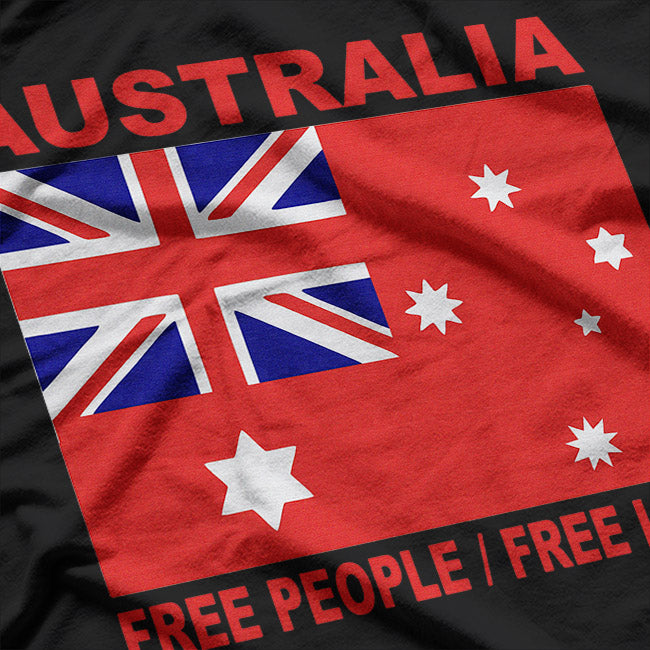 Australian Flag  Proud Aussie Heritage Graphic  T-Shirt