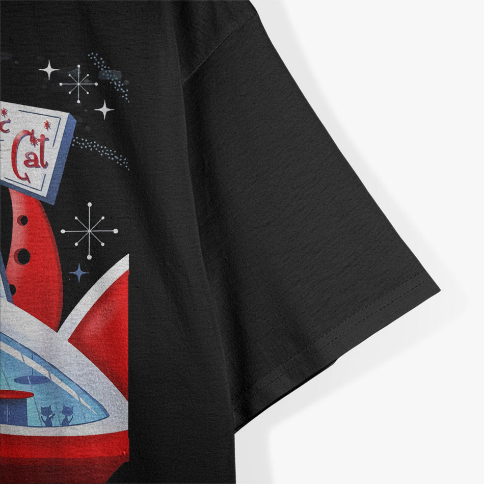 Atomic Cat Café: Purrfectly Retro T-Shirt