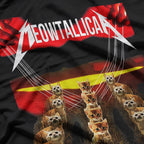 Meowtallica: Master of Paws – Funny Metal Cat T-Shirt