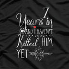 7th Wedding Anniversary: Celebrating 7 Years of Love T-Shirt