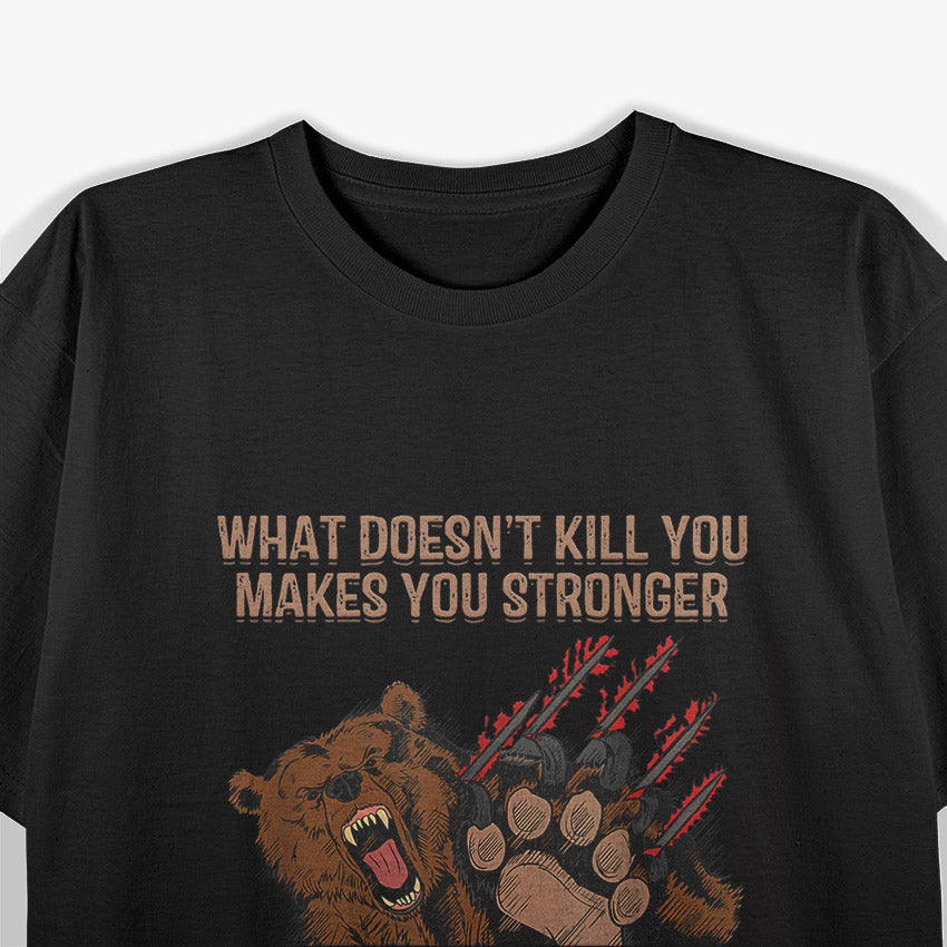 Men’s Bears Will Kill You: Funny Hunting Adventure T-Shirt