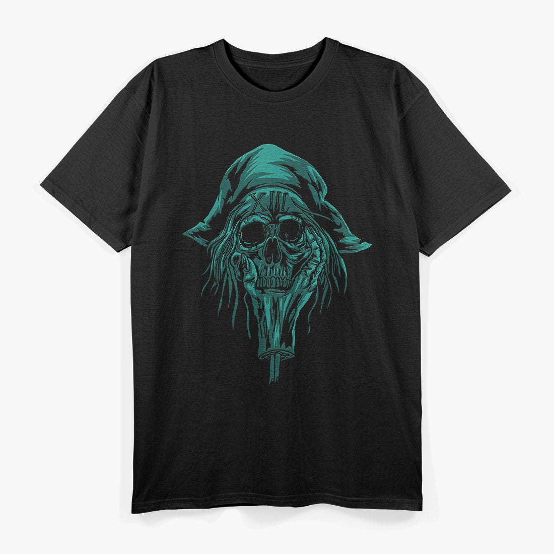 Pirate Skull & Crossbones Buccaneer Sailor Nautical Design T-Shirt