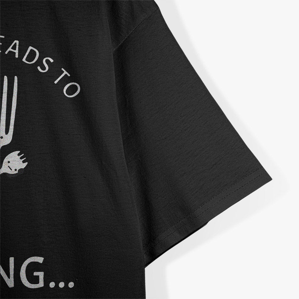 Spooning Leads to Forking Funny Romantic Humor T-Shirt