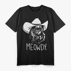 Meowdy Texas Cat Funny Cowboy Western Country Rodeo Meme T-Shirt