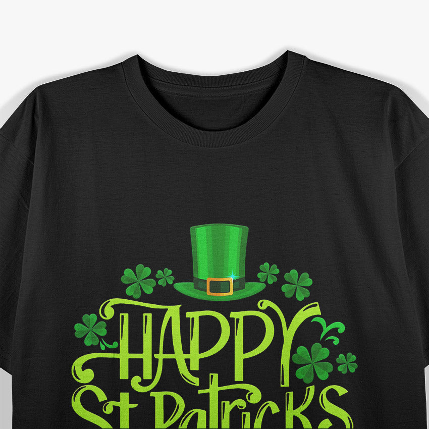 Happy Saint Patrick's Day Irish Lucky Clover Party T-Shirt