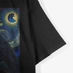 Raven Starry Night Style – Van Gogh Crow Lover Aesthetic T-Shirt
