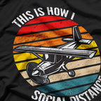 Retro Vintage Airplane – Aviation Pilot Flight Enthusiast T-Shirt