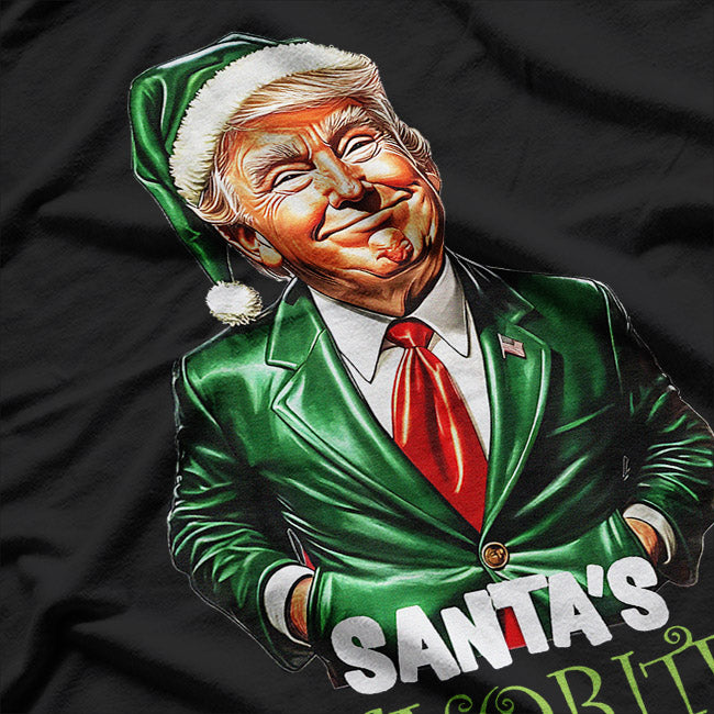 Santa’s Favorite President – Funny Christmas Holiday Joke Humor T-Shirt