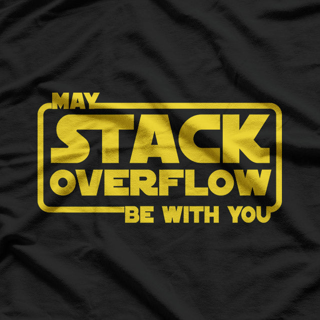Stack Overflow with You Funny Programmer Coding T-Shirt