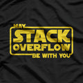 Stack Overflow with You Funny Programmer Coding T-Shirt