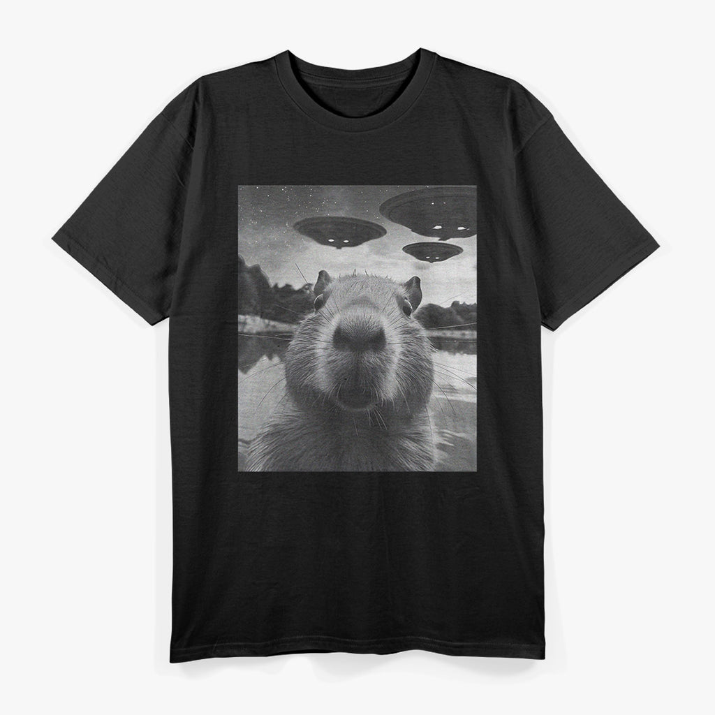 Capybara UFO: Out of This World Adventure T-Shirt