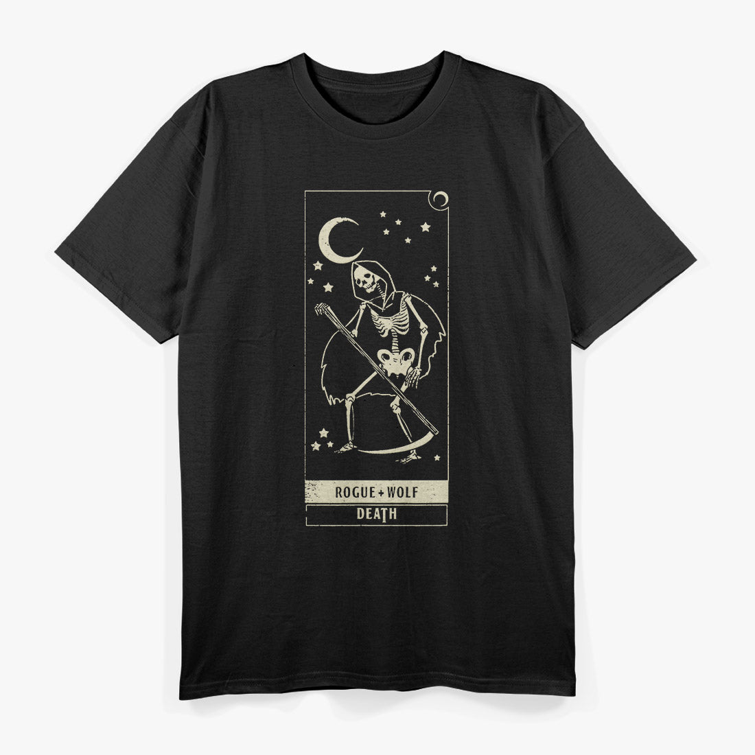 Rogue Wolf Death Retro Dark Symbol Gothic Aesthetic T-Shirt