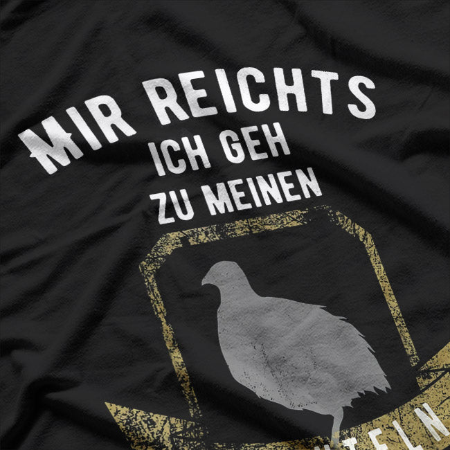 Wachtel Züchter: Ich Geh Zu Meinen T-Shirt