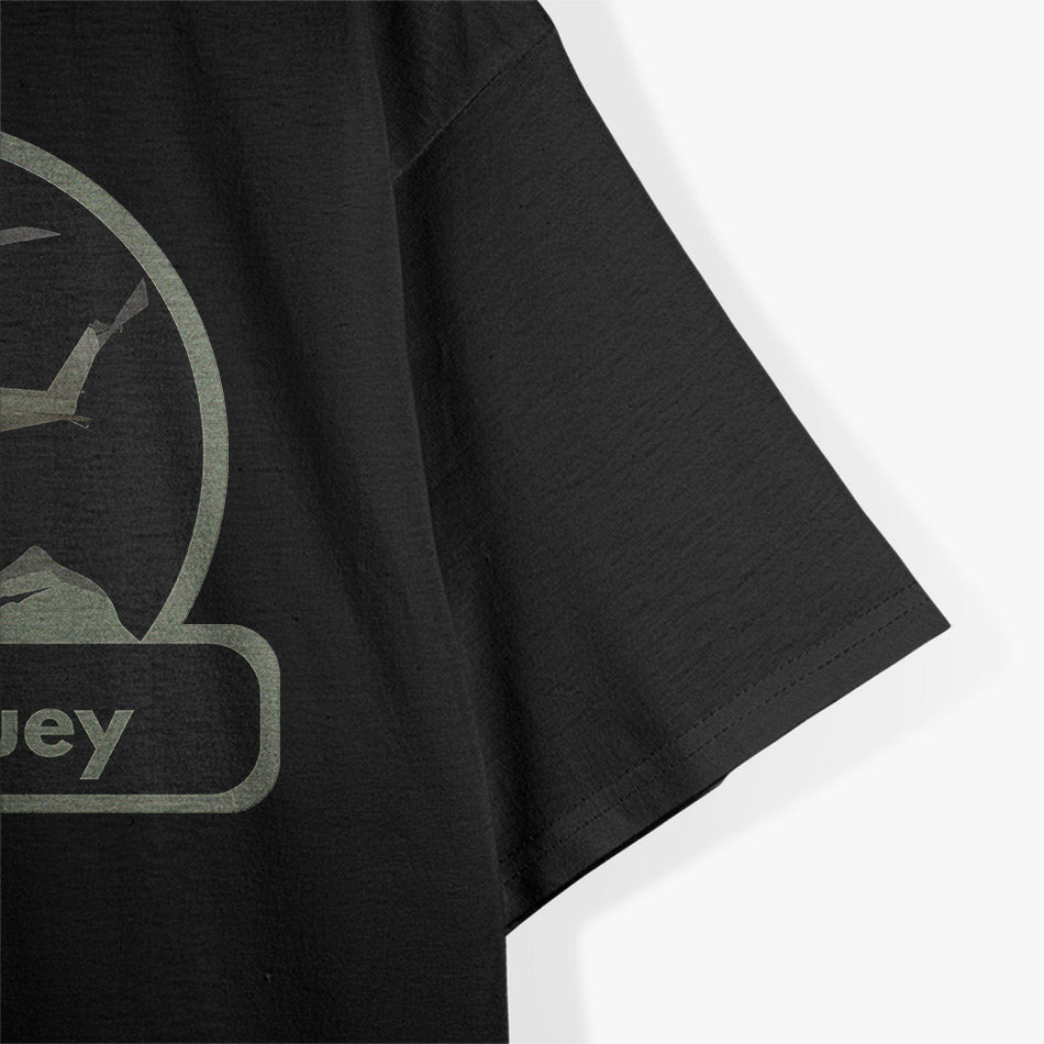 White Design UH-1 Huey Helicopter Veteran Military Gift T-Shirt