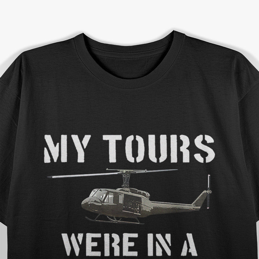 My Tours Were in a Huey: Vietnam Veteran Pride T-Shirt