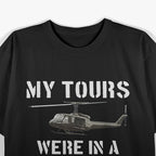 My Tours Were in a Huey: Vietnam Veteran Pride T-Shirt