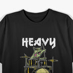 Heavy Meowtal Funny Death Metal Cat Rock Band T-Shirt