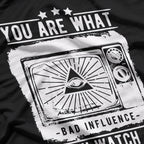 Pyramid & All-Seeing Eye: Illuminati Brainwash Symbol T-Shirt