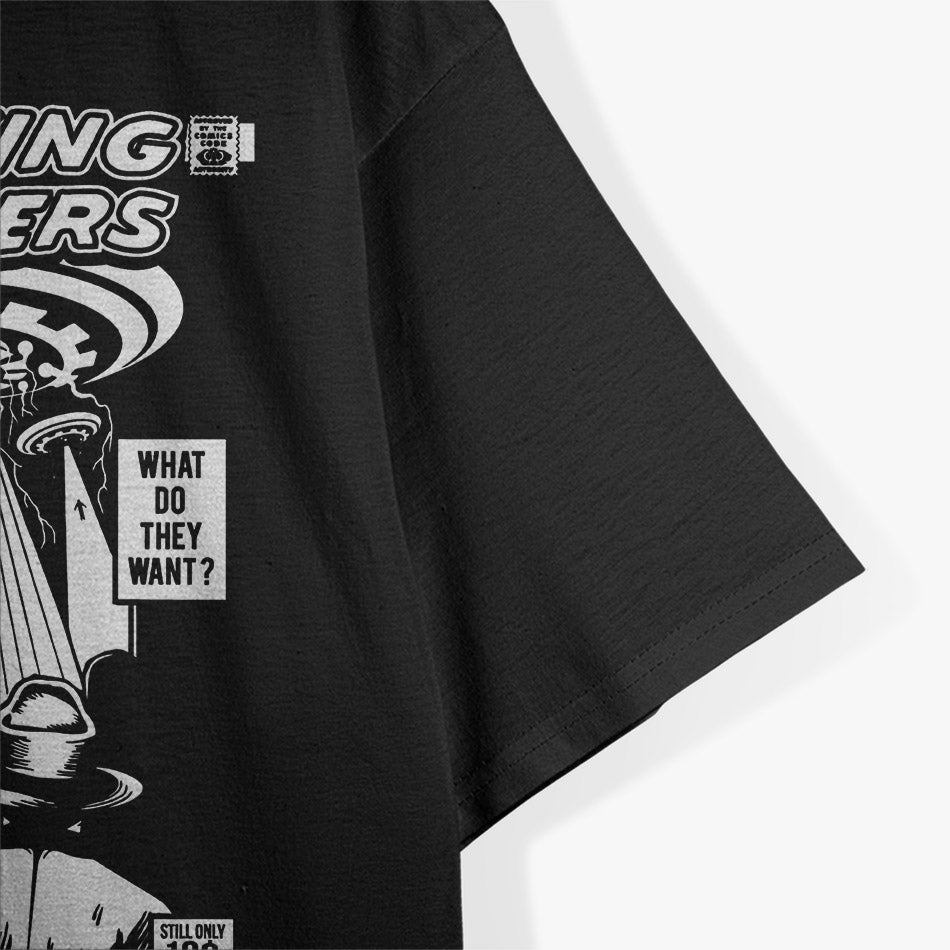 Alien UFO Flying Saucer Cosmic Mystery T-Shirt