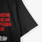 Shooting Guns and Spreading Buns – Funny BBQ & Firearms Lover T-Shirt