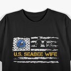 U.S. Seabee Wife: Strength, Love, Support T-Shirt