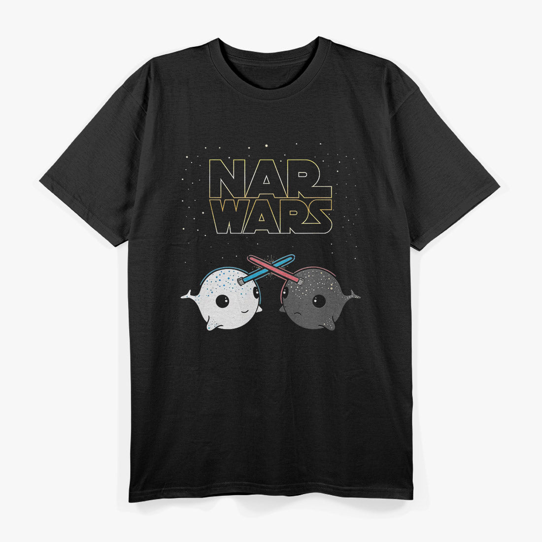Nar Wars: The Last Narwhal – Cute & Funny Ocean T-Shirt