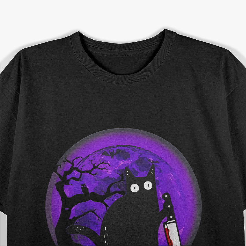 Murderous Cat Planning Something… T-Shirt