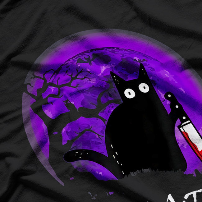 Murderous Cat Planning Something… T-Shirt