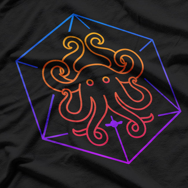 80s Retro Octopus Cool Vintage Style T-Shirt