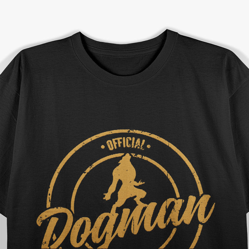 Cryptids Dogman Research Team Paranormal T-Shirt